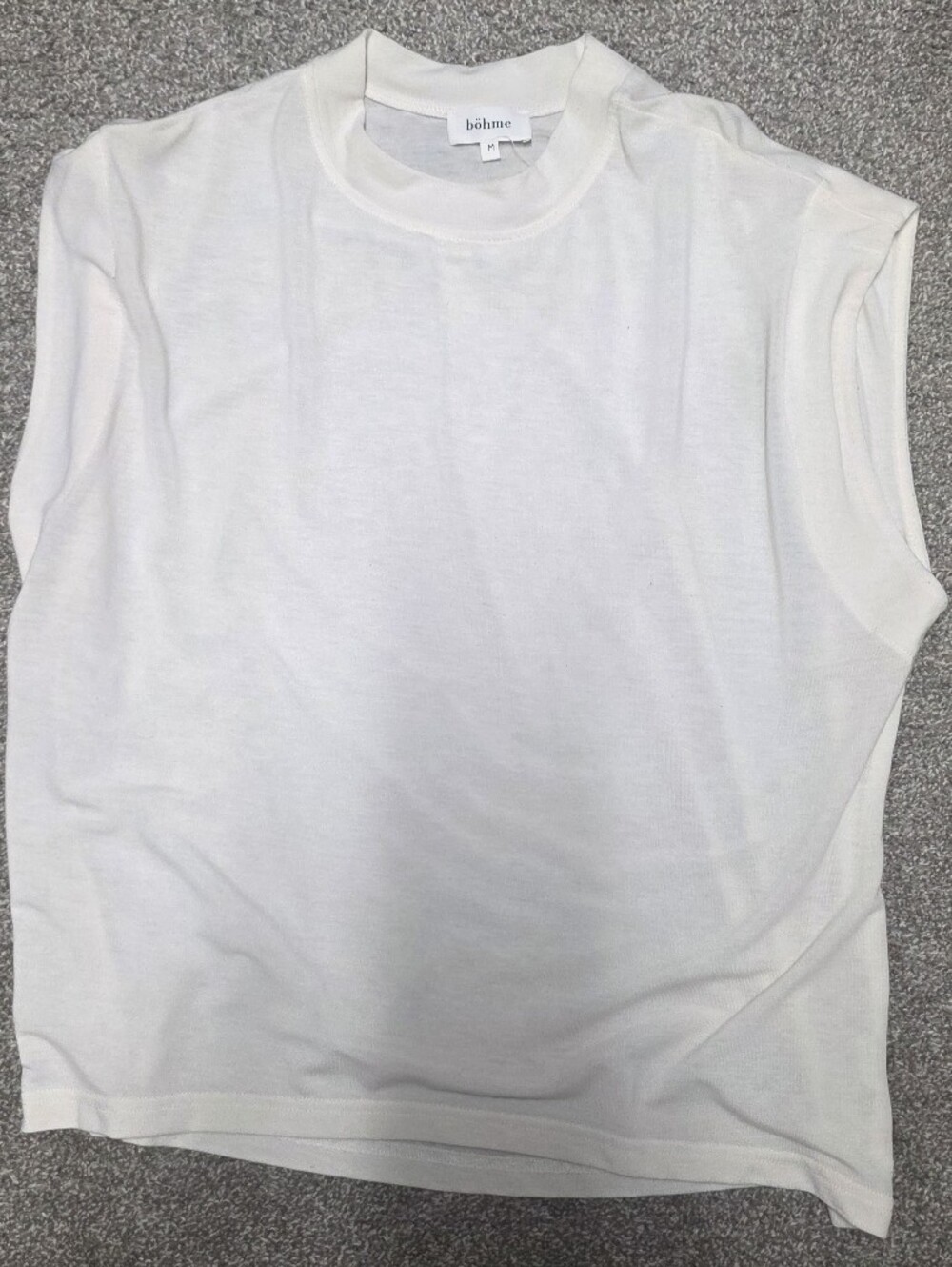 Bohme White Short Sleeve Top